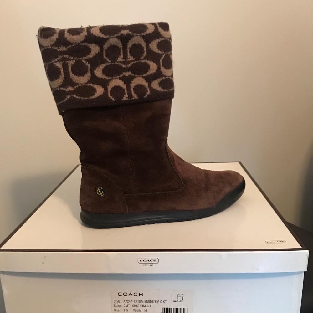 Coach winter boots